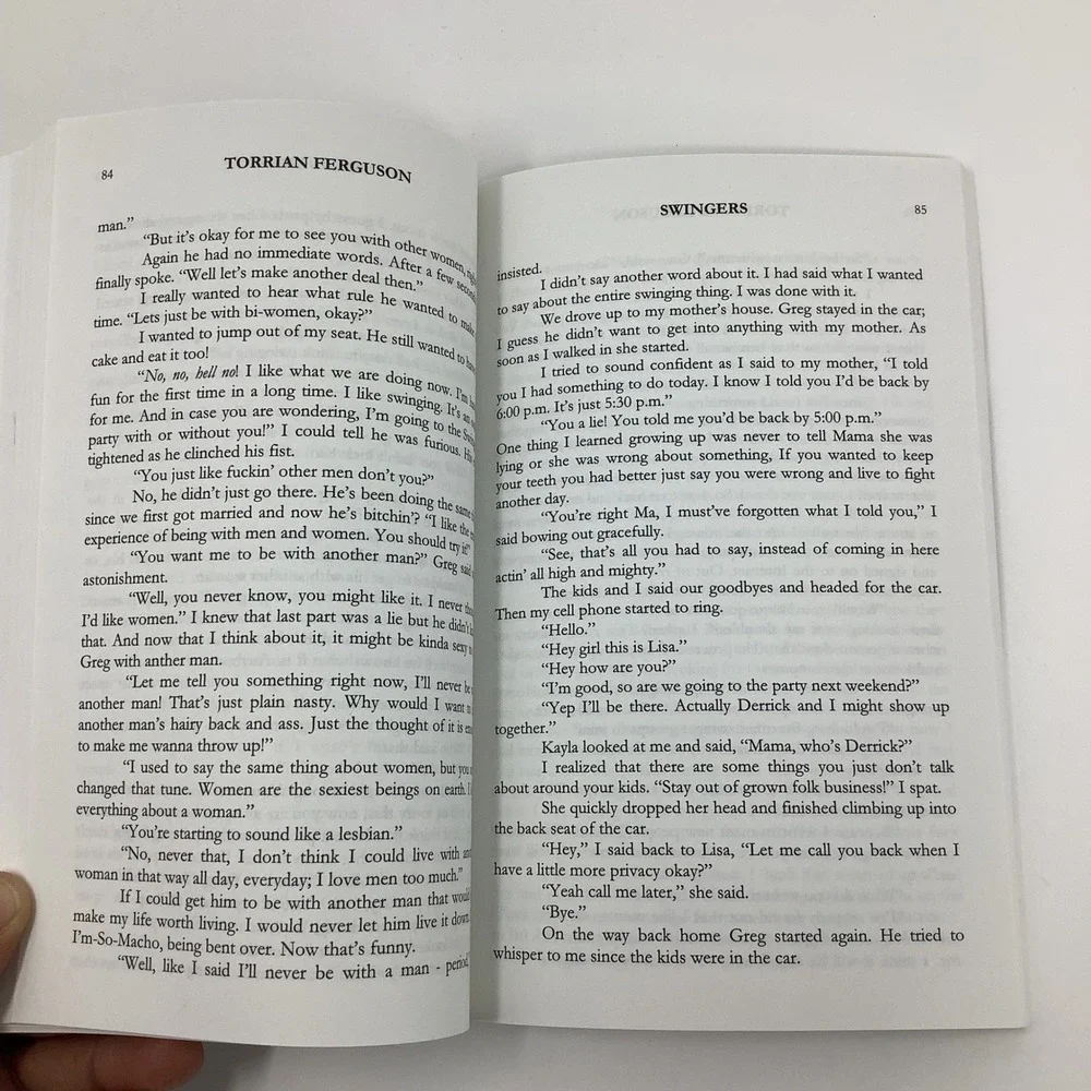 Swingers  by Torrian Ferguson 2004 Paperback Novel Book Erotic Fiction‎